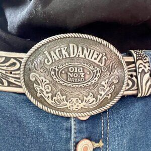 Whiskey Jack Daniel's Rocker Belt Buckle